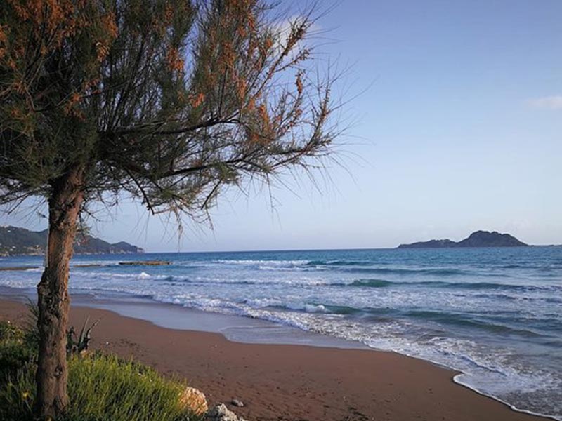 Strand von Arillas auf Korfu